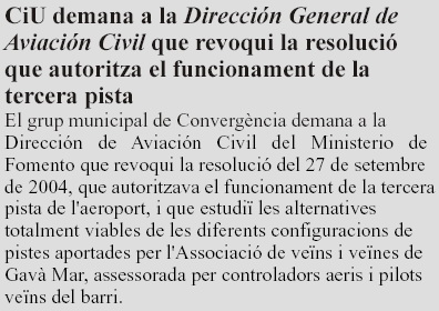 Not&iacute;cia publicada a la publicaci&oacute; PARLEM-NE (Abril de 2005)